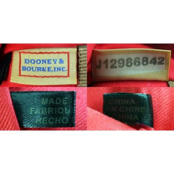 Like New-Sp.Ed. Dooney & Bourke Blue Chevron Leather Dome Satchel - Picture 6 of 6